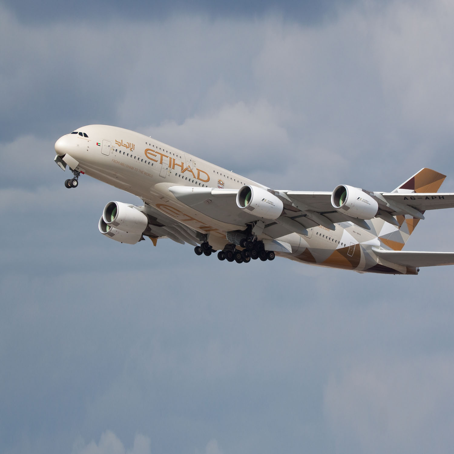 Magnifique avion Etihad Airways